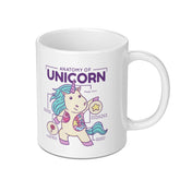 Anatomy of Unicorn Design Printed Mug product
